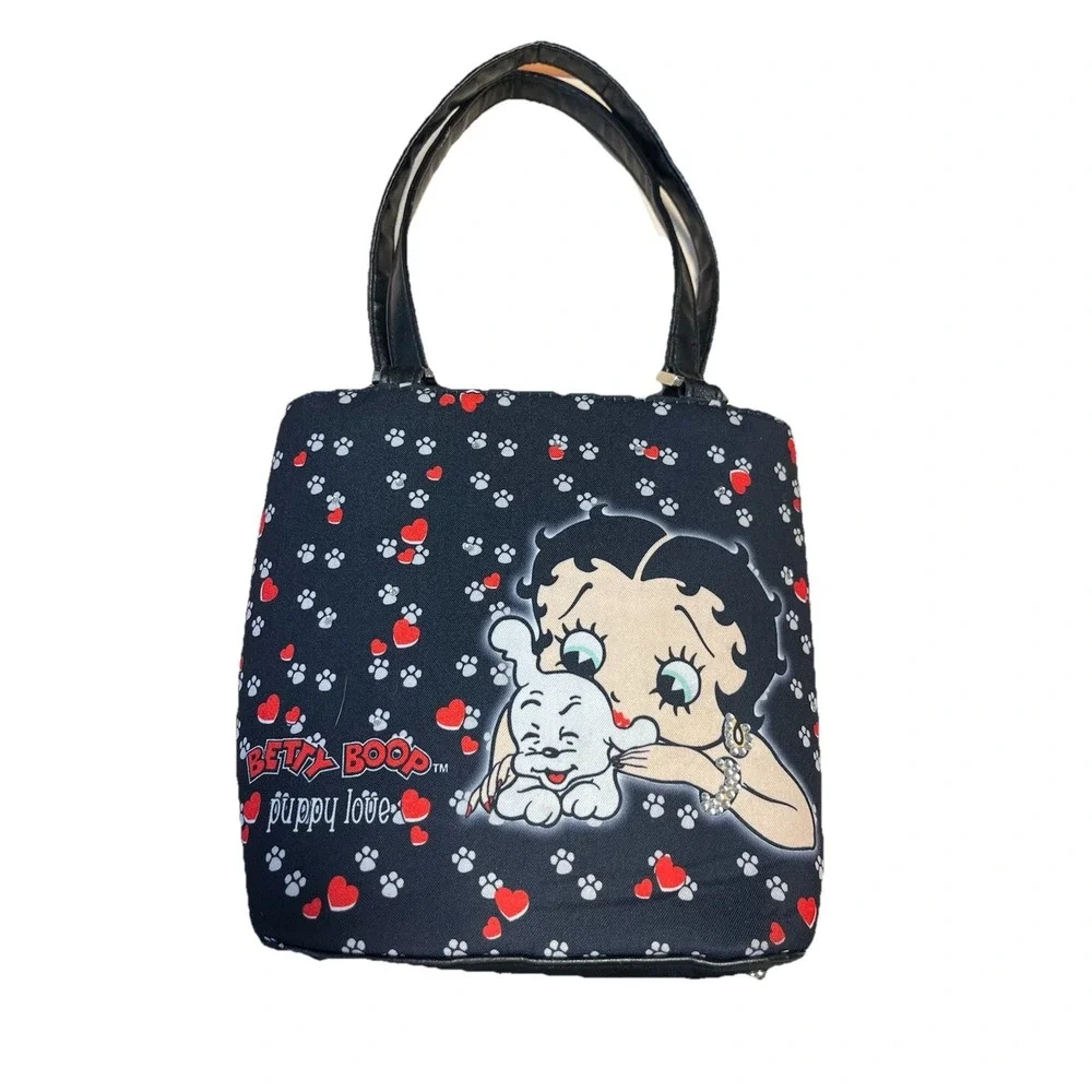 Vintage 2003 Betty Boop Puppy Love Handbag Purse Fleischer Studios Y2K